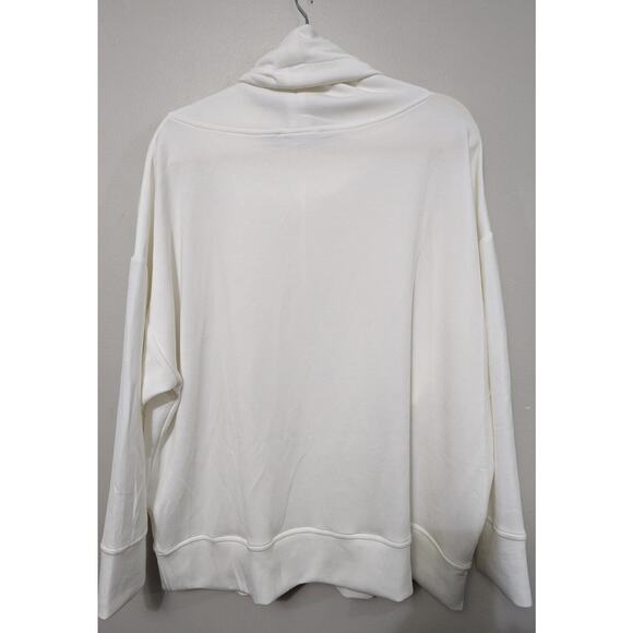 Women's Plus Size Cowl Neck Ultra Soft JNY Pull Over Top 2X Off White - Picture 2 of 4
